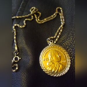 American Indian Relief Counsel Coin Necklace